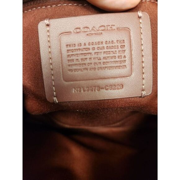 Coach Kacey Satchel Bag with crossbody strap light coral.  Beautiful - Picture 16 of 16